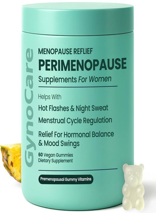 Terramed Just Think Comfort Perimenopause Supplements Women | Premenopausal Gummy Vitamins | Relief for Hormonal Balance & Mood Swings | Supports Menstrual Cycle Regulation | 60 Vegan Gummies - Image 1